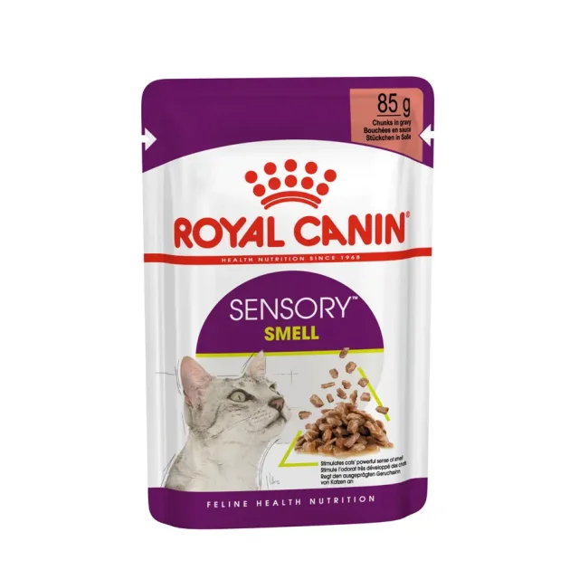 Royal Canin Sensory Smell Gravy Yetişkin Kedi Yaş Maması 85 gr x 12 Adet