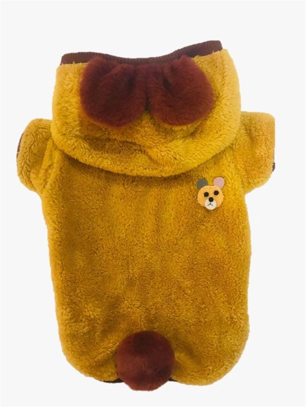 Gedyco Caramel Bear Peluş Orta ve Büyük Irk Köpek Sweatshirtü