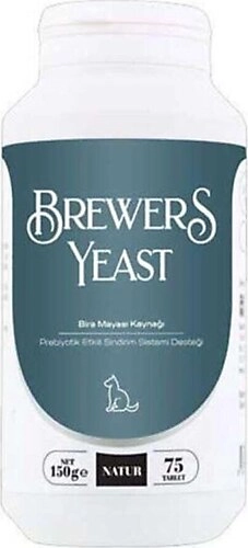 Natur Brewers Yeast Köpekler İçin Sarımsaklı Maya 75 Tablet