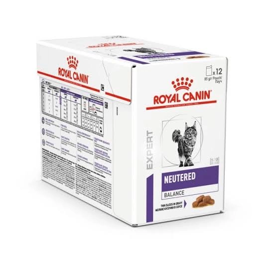 Royal Canin Neutered Satiety Balance Pouch Kısırlaştırılmış Kedi  Yaş Mama 12x85 Gr