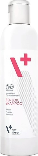 VetExpert Benzoik Shampoo Kedi ve Köpek Şampuanı 250 ml