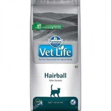 VetLife Hairball Tüy Yumağı Engelleyici Kedi Maması 2 Kg
