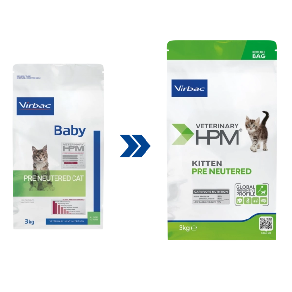 Virbac Baby Pre Neutered Cat Yavru Kedi Maması  1.5 kg