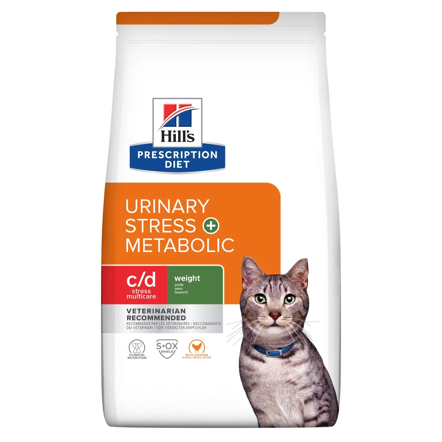 Hill's c/d Multicare Stress + Metabolic Kedi Maması 3 Kg