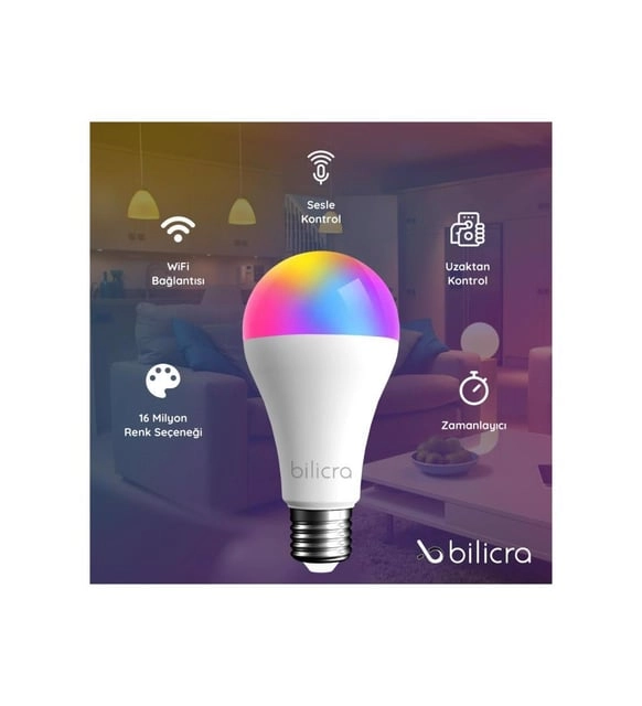 Bilicra Mood Akıllı Ampul 11W 1055 Lm Wi-Fi Destekli