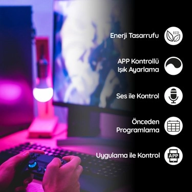 Bilicra Mood Akıllı Ampul 11W 1055 Lm Wi-Fi Destekli