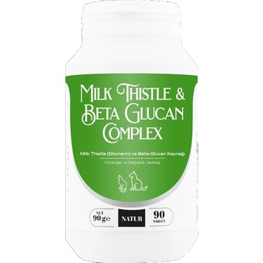 Natur Milk Thistle & Beta - Glucan Complex Destekleyici 90 Tablet