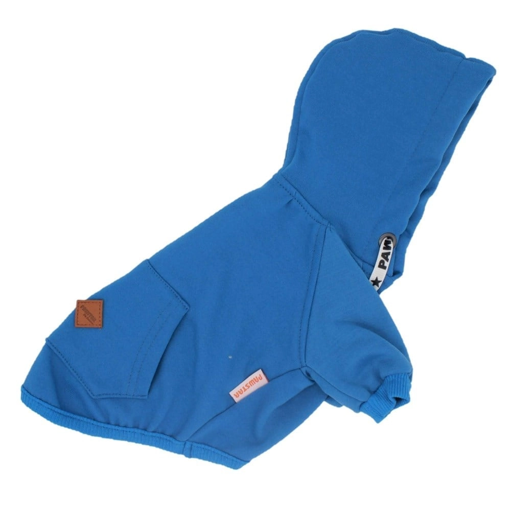 Pawstar İçi Polar, Küçük Irk Köpek Sweatshirtü Mavi