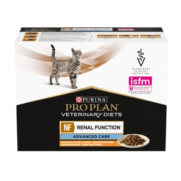 Pro Plan Veteriner Diyet N/F Renal Function Yaş Kedi Maması (Tavuklu) 10x85 Gr