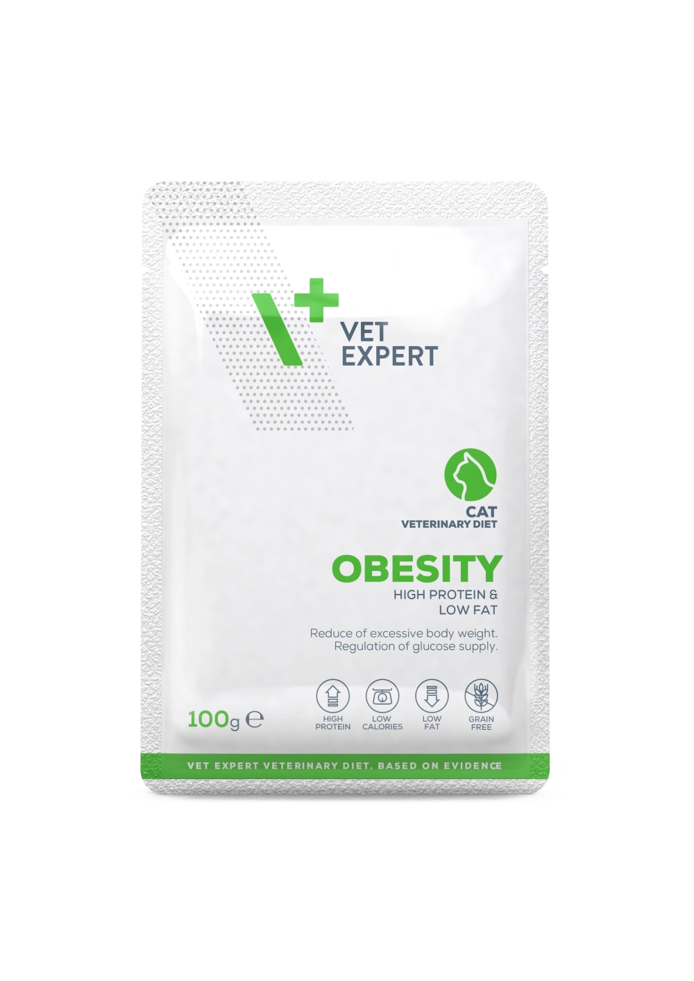 VetExpert Obesity cat 100g pouch Yaş Kedi Maması 12 adet