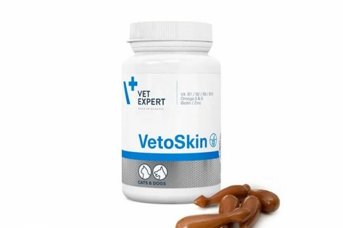 Vet Expert VetoSkin 90 Kapsül (Tüy Dökümü Önleyici)