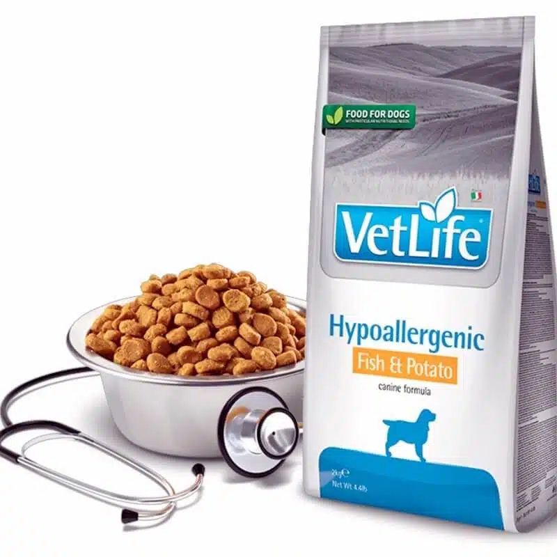 VetLife Hypoallergenic Fish & Potato Köpek Maması 2 Kg