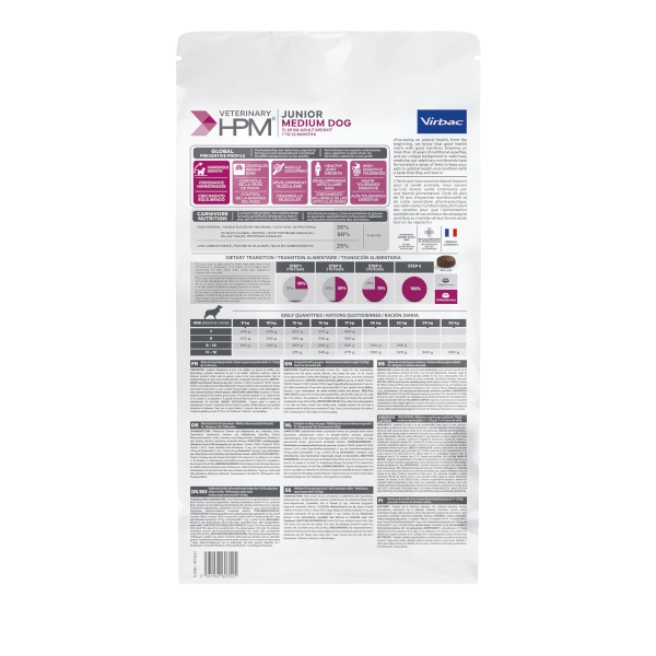 Virbac Junior Dog Food - Special Medium Dog Yavru Köpek Maması 12 kg