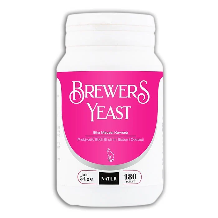 Natur Brewers Yeast Kedi İçin Sarımsaklı Maya Tableti 180 Tablet