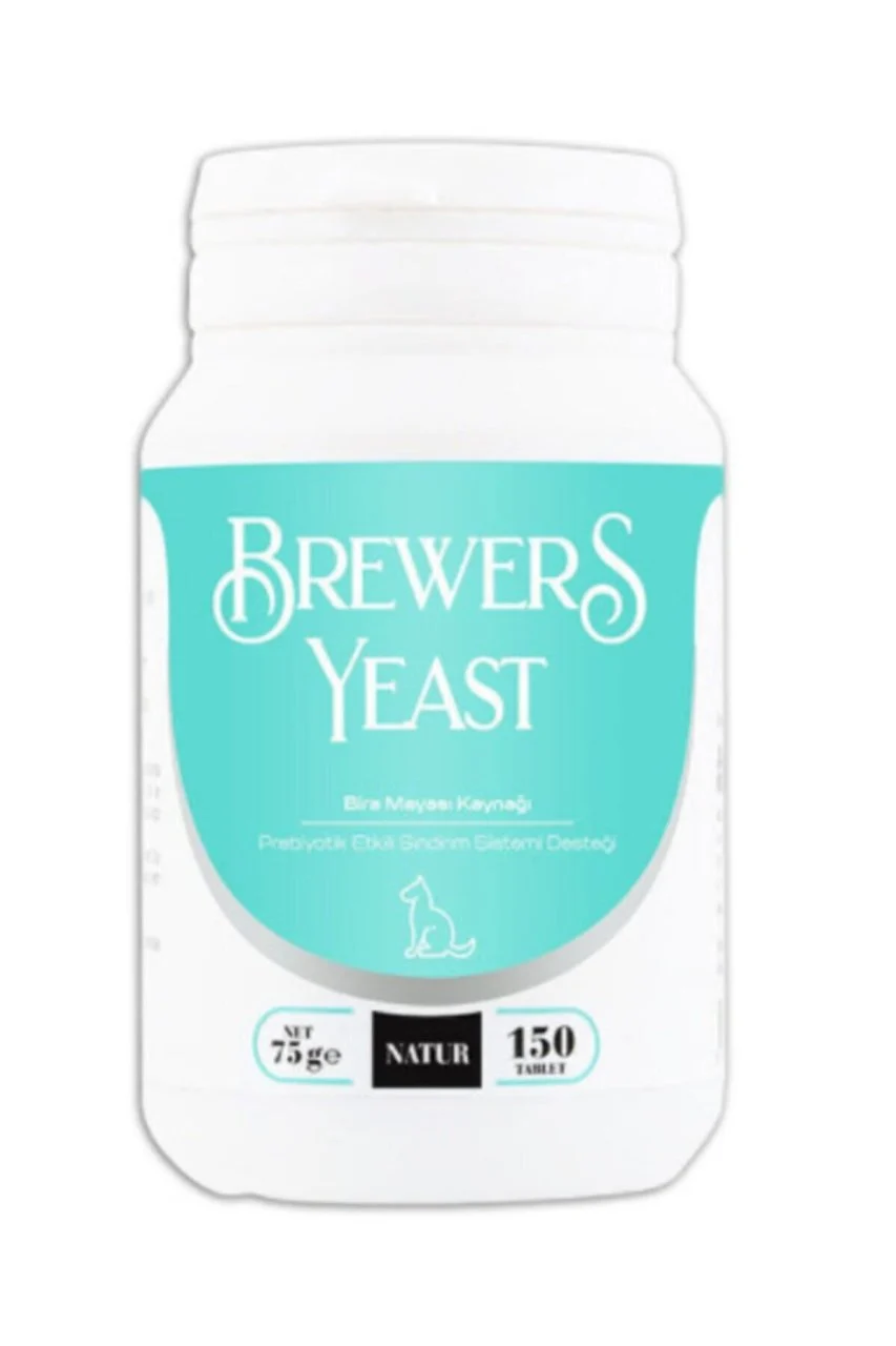 Natur Brewers Yeast Köpek İçin Sarımsaklı Maya Tableti 150 Tablet