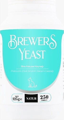 Natur Brewers Yeast Köpekler İçin Sarımsaklı Maya 250 Tablet