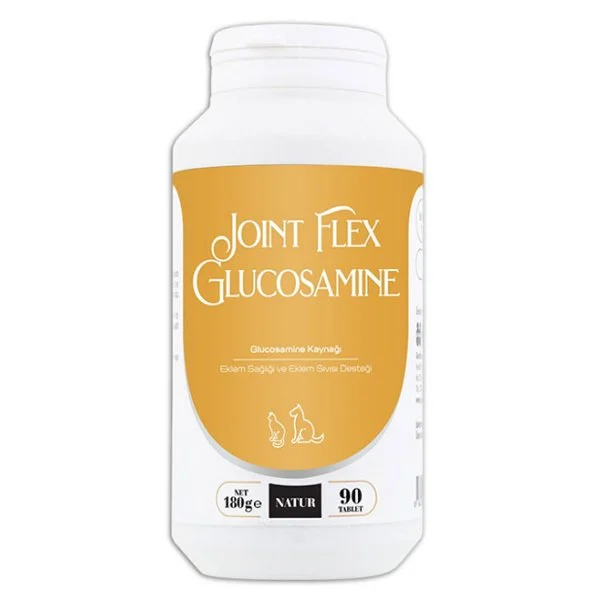 Natur Joint Flex Glucosamine Kedi Köpek Eklem Sağlığı ve Eklem Sıvısı Desteği 90 Tablet