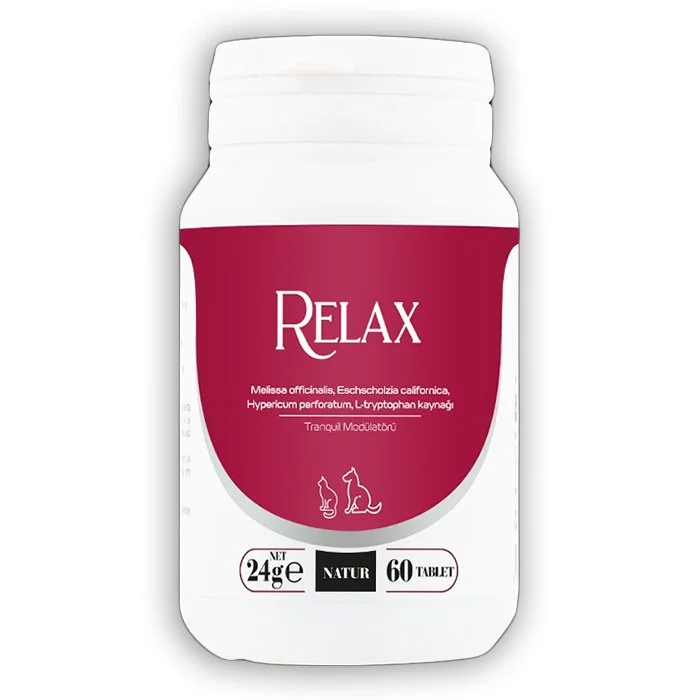 Natur Relax Kedi Köpek Sakinleştirici 60 Tablet