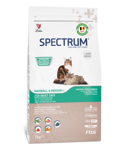 Spectrum Hairball 34 Kedi̇ Maması 2 Kg