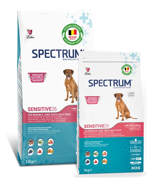 Spectrum Sensitive 26 Köpek Maması 12 Kg