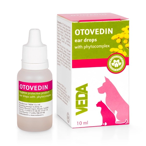 Veda Otovedin Bitkisel Kedi Ve Köpek Kulak Damlası 10 ml