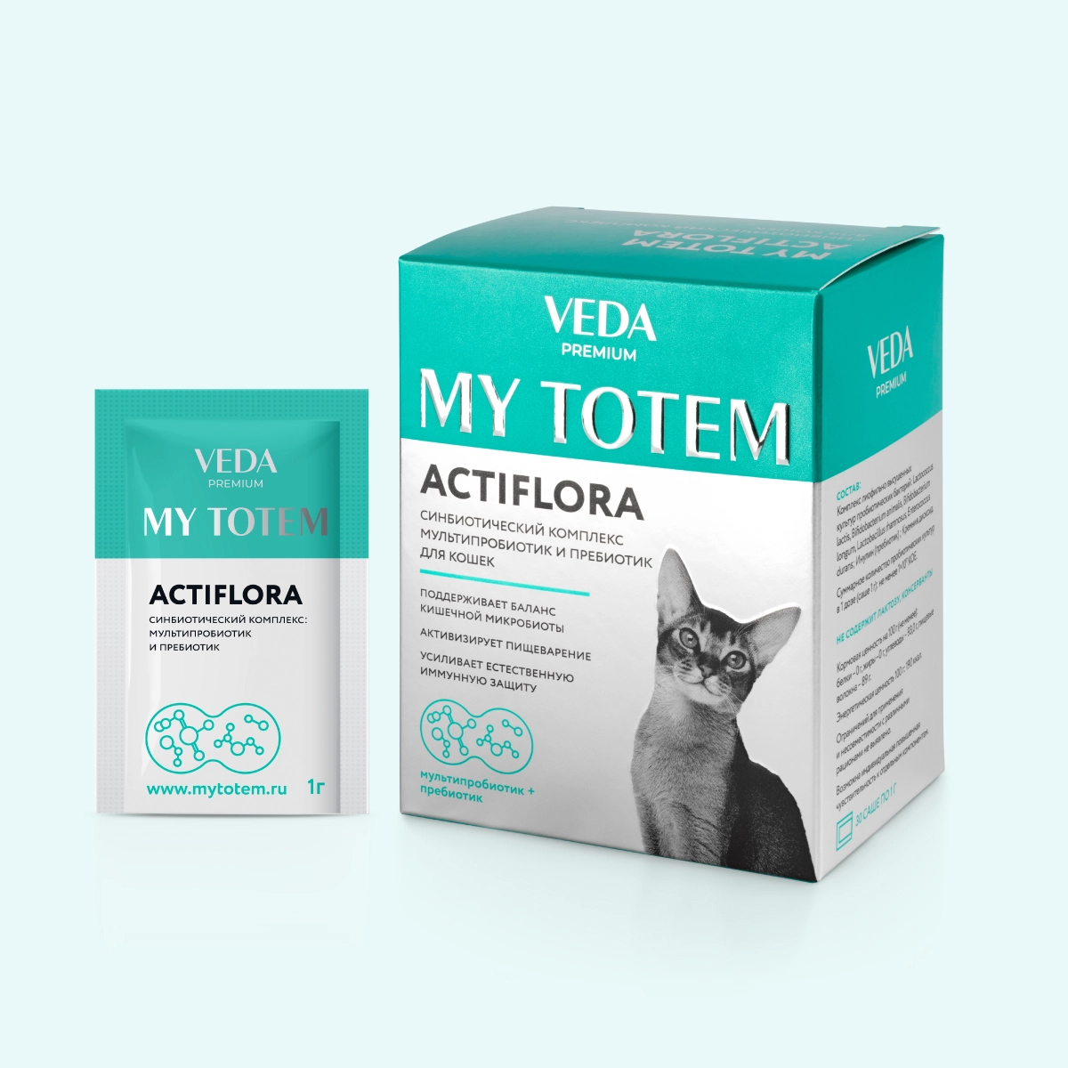 Veda Premium My Totem Actiflora Kedi 30 Toz Saşe