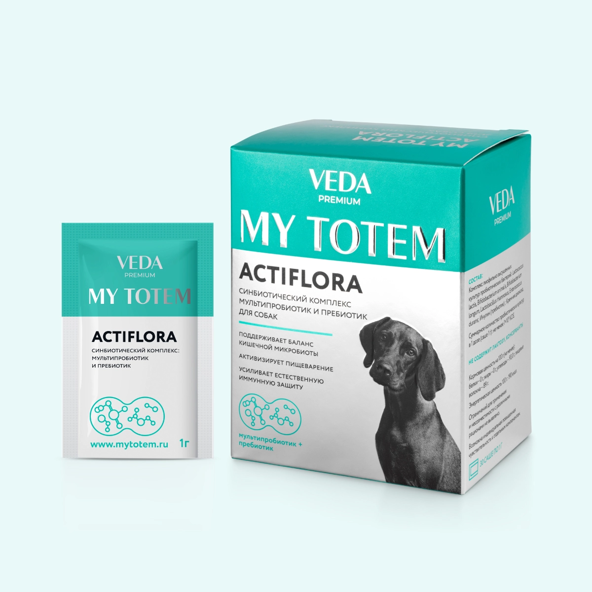 Veda Premium My Totem Actiflora Köpek Toz 30 Saşe