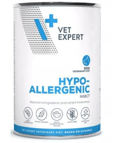 Vet Expert Hypoallergenic Insect Konserve Köpek Maması 400 gr