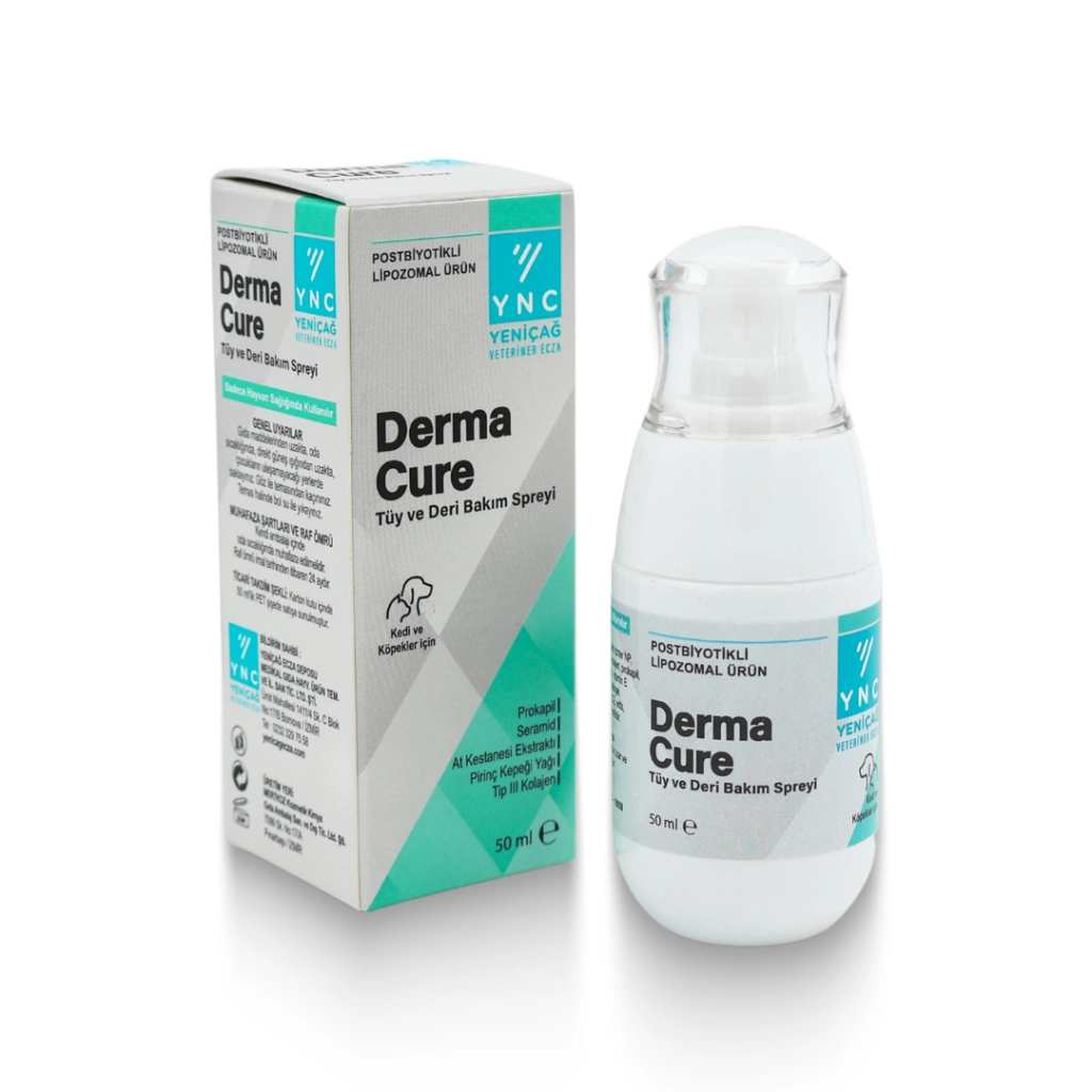 YNC DERMA CURE Tüy ve Deri Bakım Spreyi 50 Ml